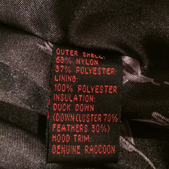 Black Via Spiga XL coat w fur hood - Picture 7 of 7